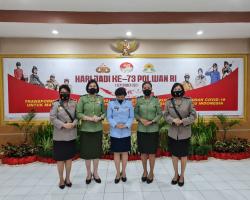 WANITA TNI HADIRI HUT POLWAN DI PO