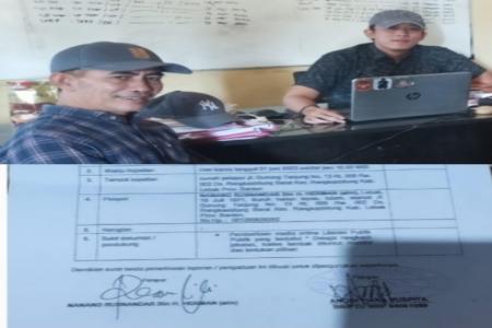 Kepala Desa Tambak Resmi Dilaporkan Ke