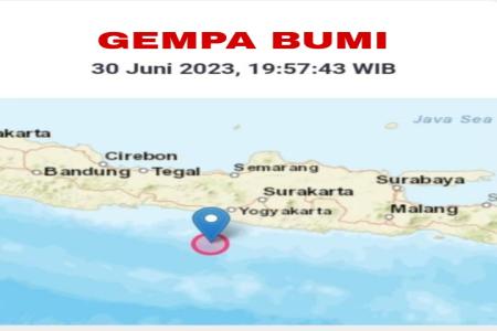 GEMPA BANTUL M 6,6 TERASA DI MAGET