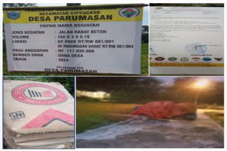 Mangkraknya Pembangunan Jalan Rabat Be