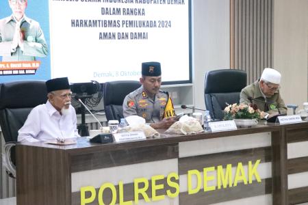 POLRES DEMAK MINTA DUKUNGAN  M U I DAL