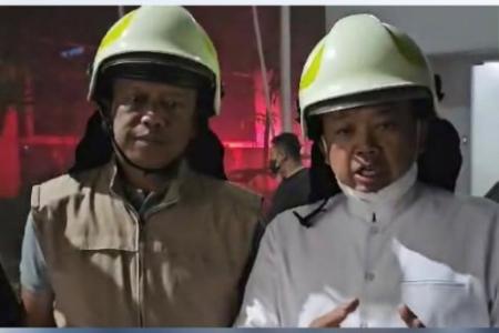 RUANGAN BIRO HUMAS ATR-BPN TERBAKA