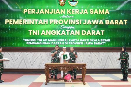 Sinergi TNI AD dan Pemprov Jawa Barat 