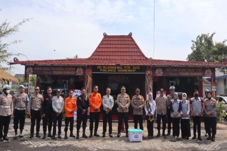 Kapolres Sumenep Tinjau Pos Pengamanan