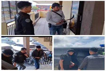 POLRES SAMPANG AMANKAN PELAKU PENG
