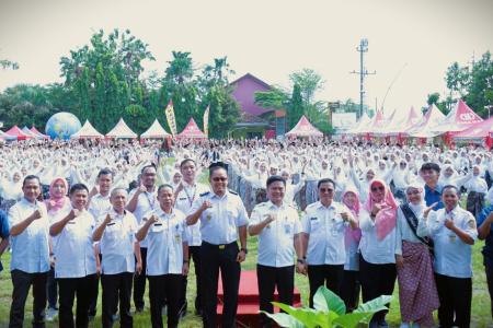 Pesta Panen Hasil Belajar di SMK Neger