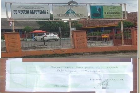 SDN Batursari 2 Mranggen Demak Diduga Minta Iyuran Melainkan Sumbangan