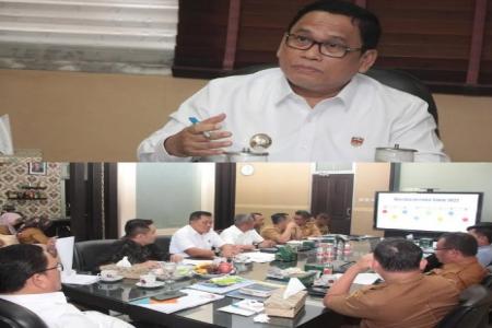 WAKIL BUPATI PIMPIN RAPAT EVALUASI