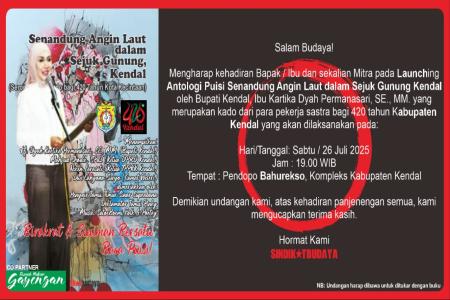 SALAM BUDAYA! LAUNCHING ANTOLOGI P