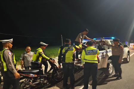 POLISI GELAR PATROLI BALAP LIAR DI