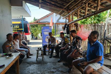 POLRES KEDIRI KOTA AJAK WARGA JAGA