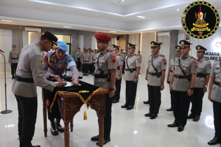 Polres Demak Gelar Sertijab 9 Perwira 