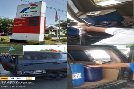 TENGKULAK BBM JENIS PERTALITE MERA