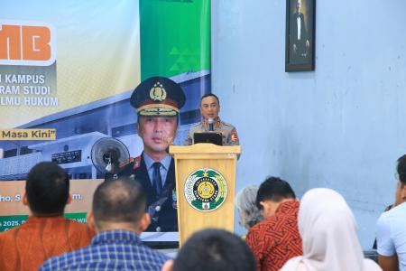 Isi Kuliah Umum di FH USU Kadivhumas P