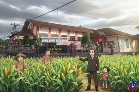 Pemdes Tamansari Dorong Ketahanan Pang