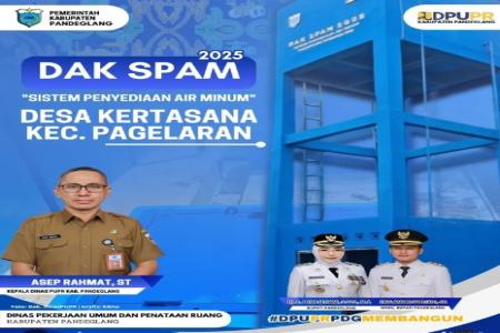 DPUPR Pandeglang Bangun SPAM Air Bersi