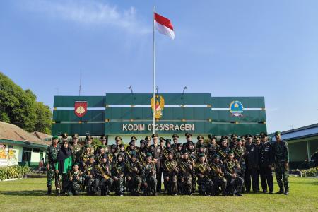 PERINGATAN HUT TNI KE 80 KODIM SRA