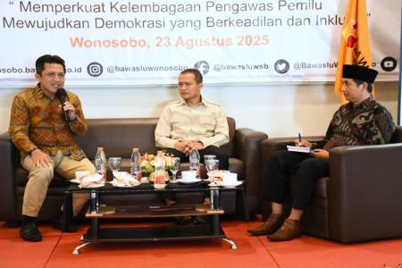 Bawaslu Wonosobo Gelar Rapat Penguatan Kelembagaan Bersama Komisi II D