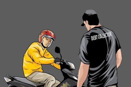 Rampas Motor Milik Warga Debt Collecto