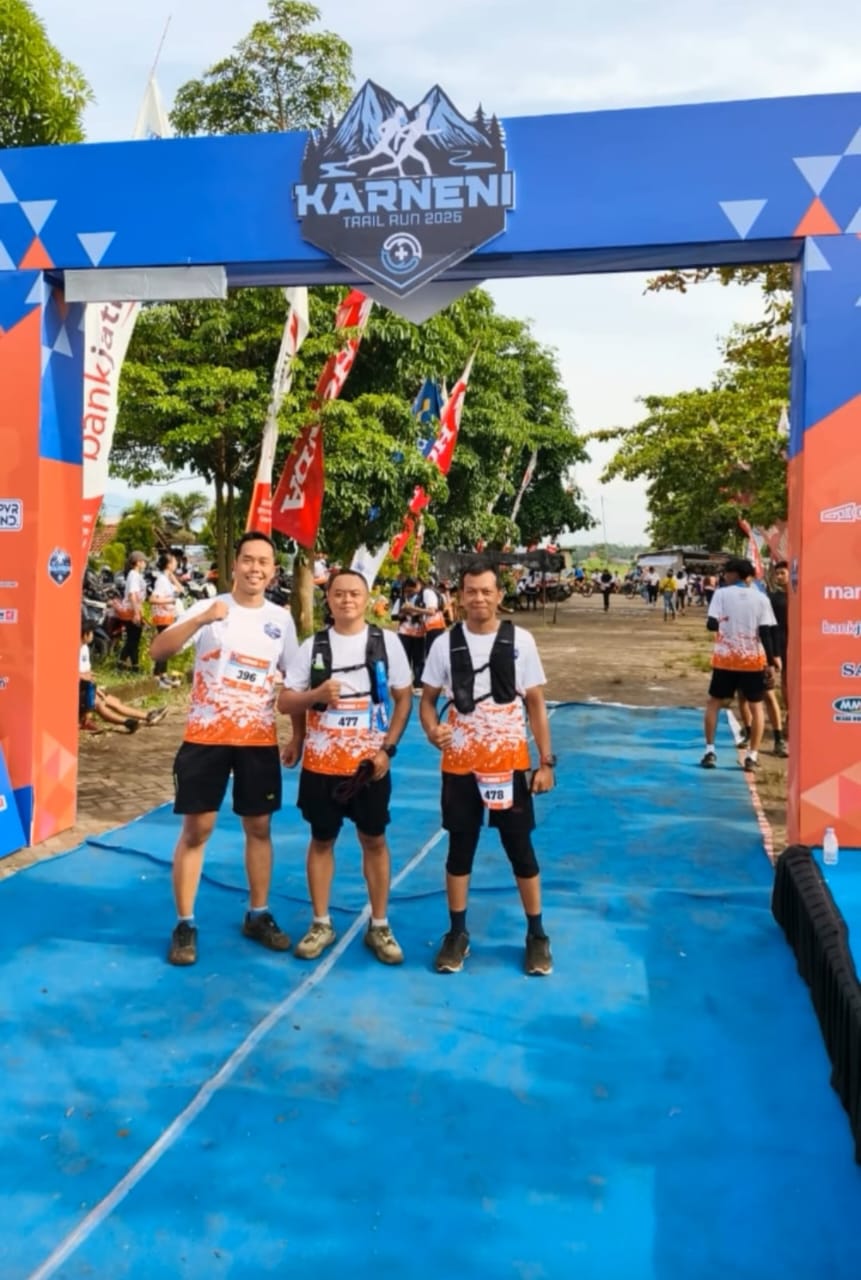 Gebyar Trail Run 2025 Warnai Peringatan HUT RSUD dr. Karneni, Peserta Taklukan Bukit Lemparan