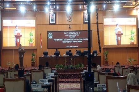 DPRD DEMAK GELAR RAPAT PARIPURNA K