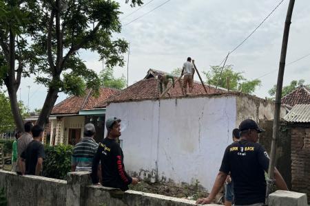 Kapolsek Kejayan Bersama Pemud