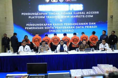 Bareskrim Polri Tangkap WNI Pembobol Platform Trading International Ma
